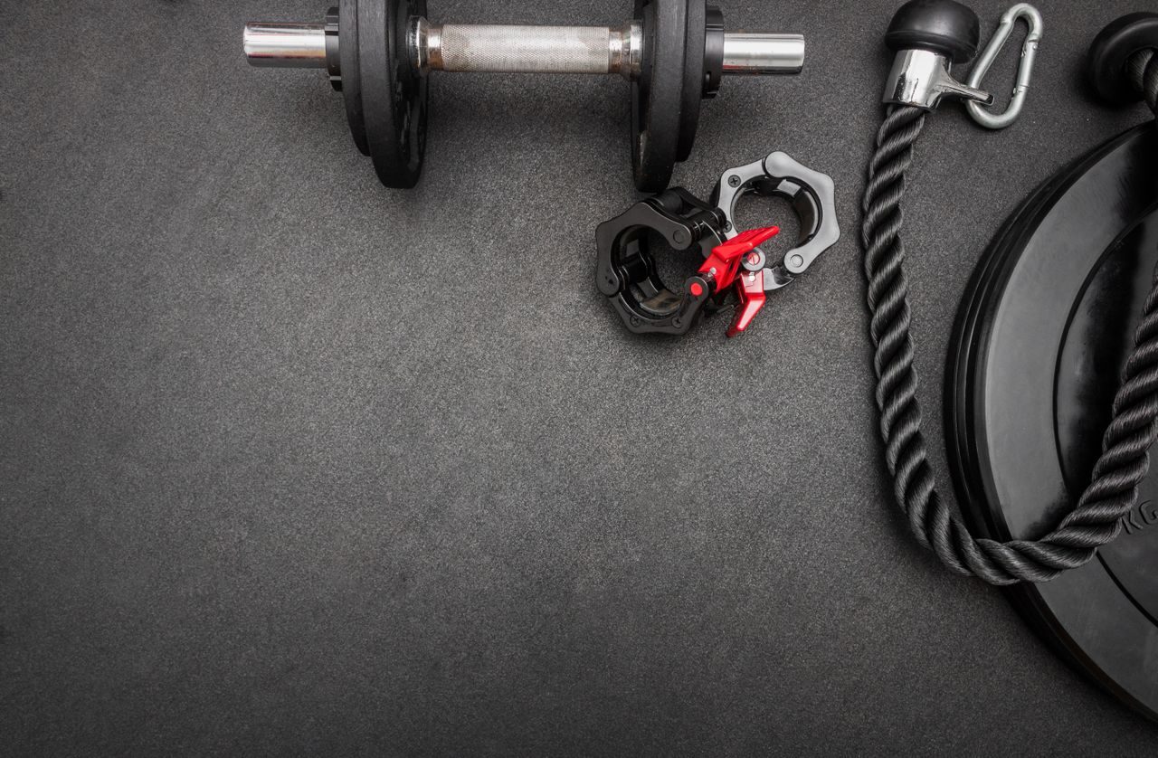 Free-weights and dumbbell area